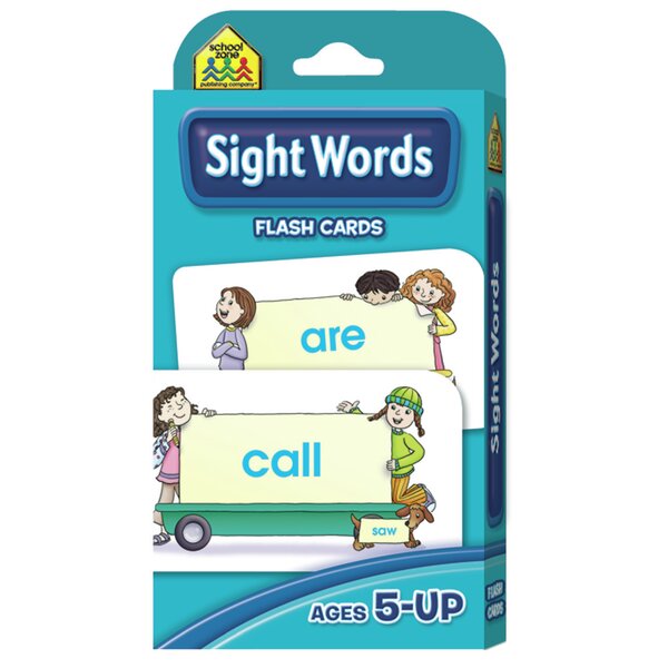 School Zone Publishing Beginning Sight Words Flash Cards | Wayfair